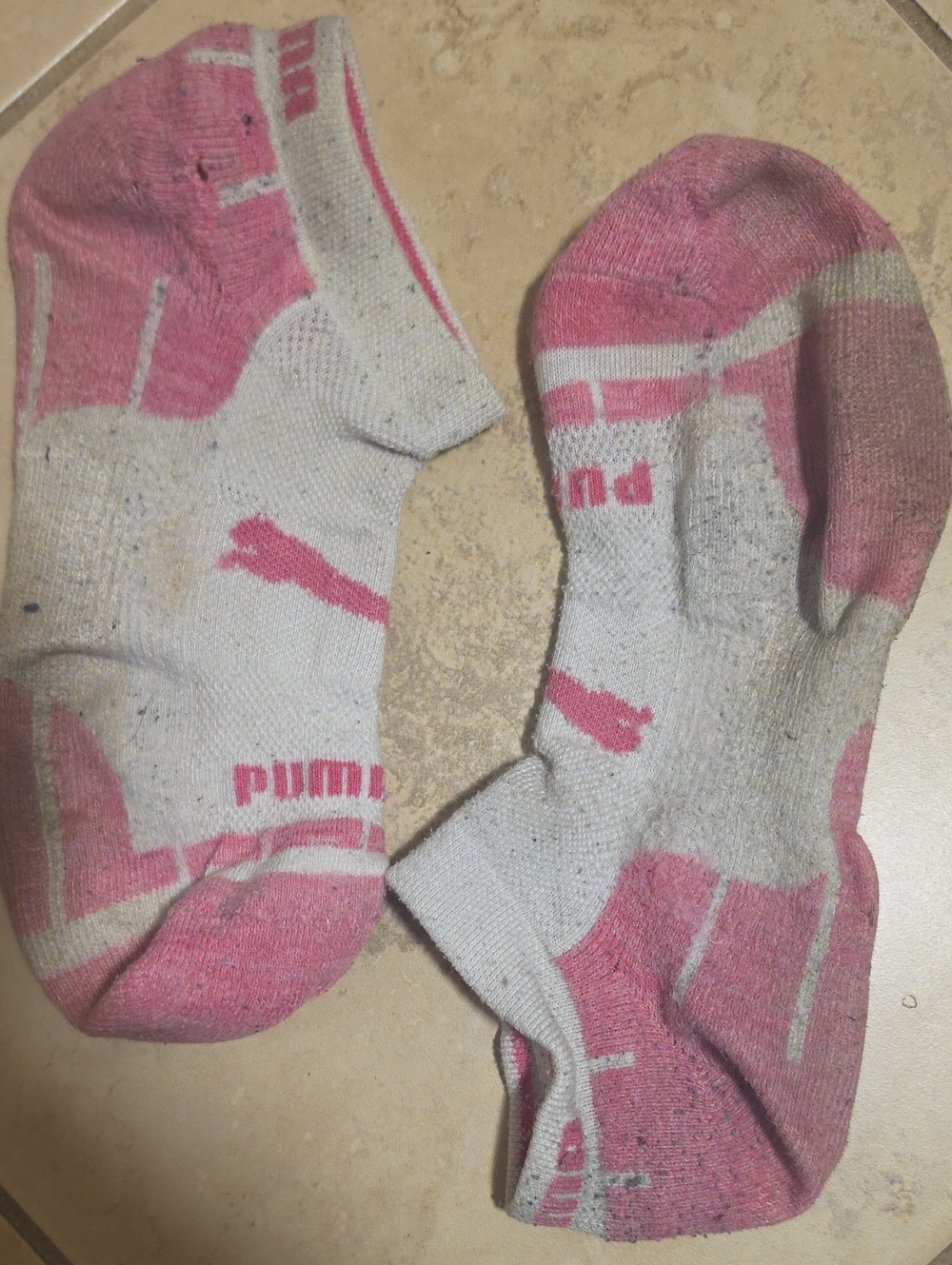 Puma Low-Cut Athletic Socks - Pink Size 4-10